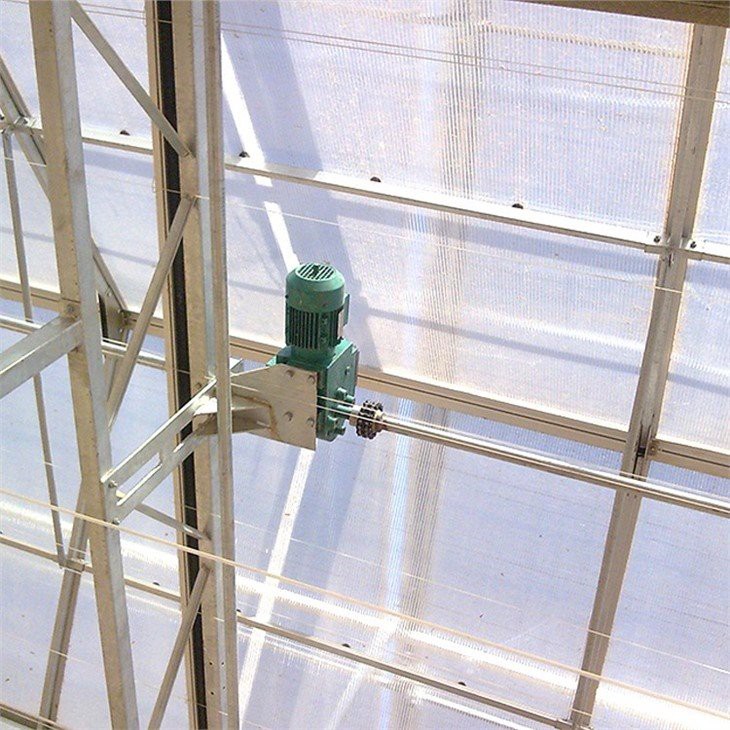 China multi bay pc greenhouse