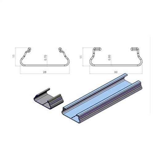 Konektor za zaključavanje aluminija u staklenika
